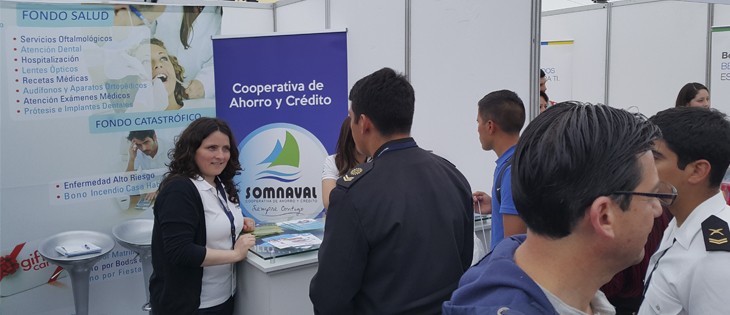 Destacada participacion de Cooperativa Somnaval en la Expo Bienestar Naval 2016