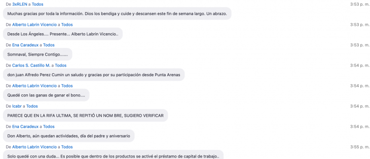 Exitosa junta general de socios de presentación año 2019.