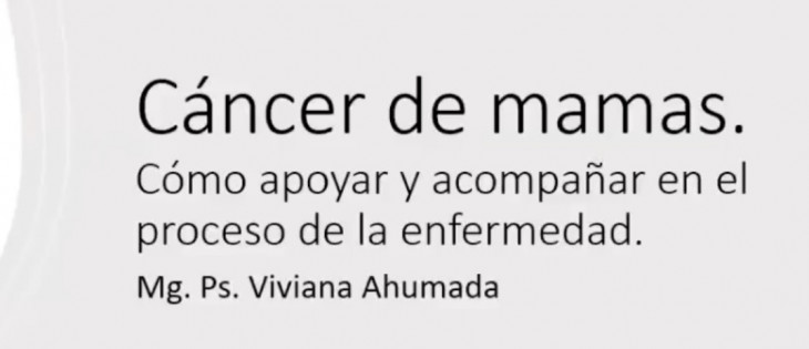 CICLO DE CHARLAS 2023: CÁNCER DE MAMA